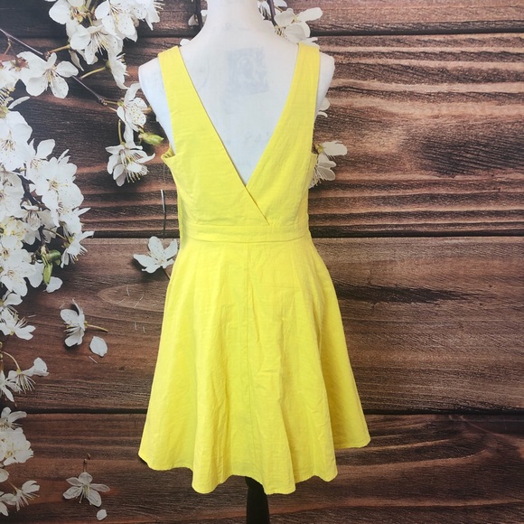 Yellow Woven Dress - Picture 3 of 8
